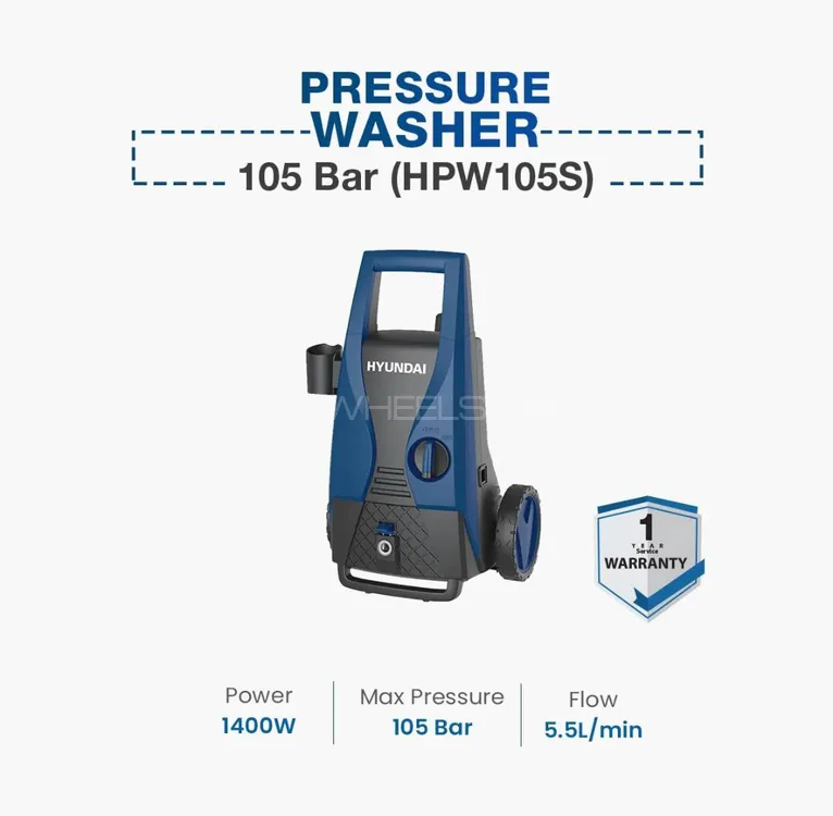 Hyundai pressure Washer Image-1