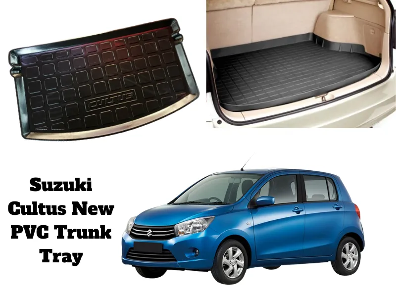 Premium Quality PVC Trunk Mat for Suzuki Cultus New Car Rear Trunk Mat Storage Box Pad Waterproof Image-1