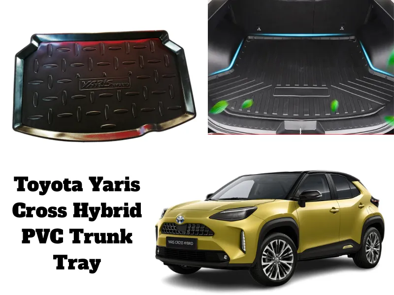 Premium Quality PVC Trunk Mat for Toyota Yaris Cross Hybrid Car Rear Trunk Mat Storage Box Pad Image-1