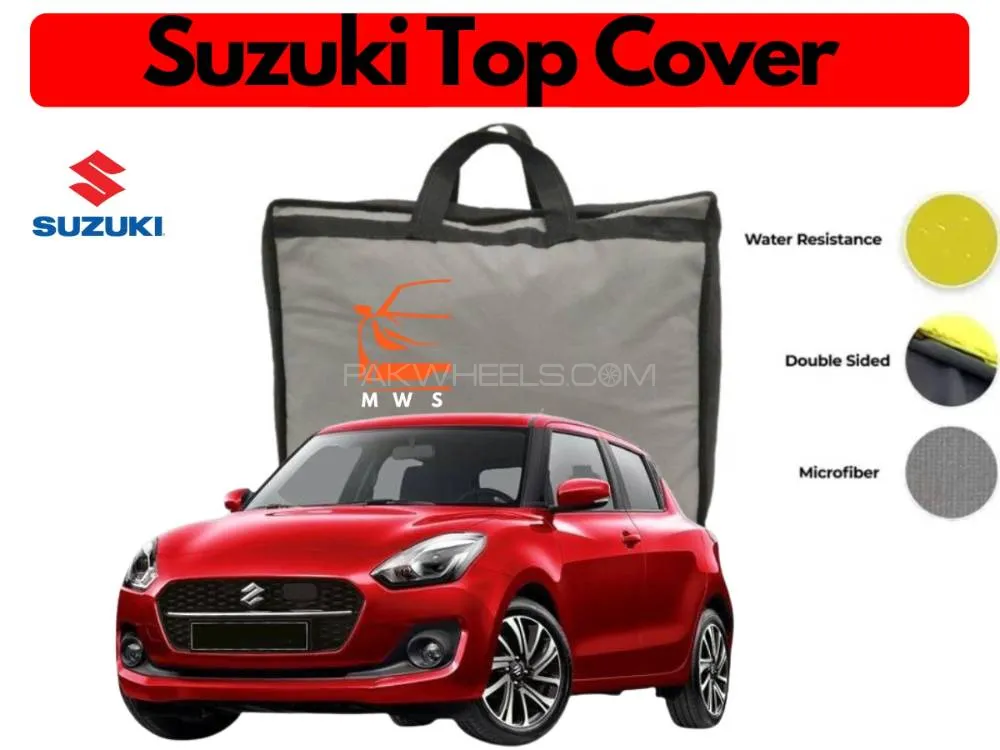 PVC Coated Double-Stitched Car Top Cover for Suzuki Swift (2022–2024) Image-1