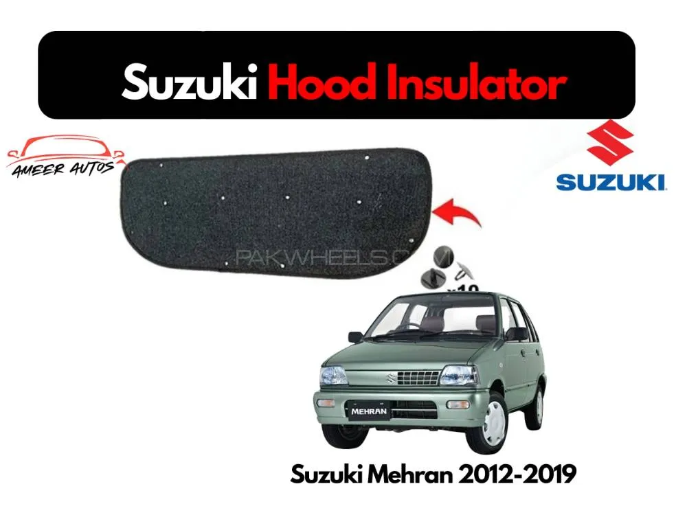 Suzuki Mehran Hood Insulator Namda Bonnet Cover Image-1