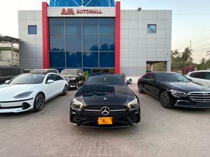 Mercedes E180 AMG
Model: 2021
Mileage: 6,000 Kn
Reg: 2021 Khi

*Apple Carplay smartphone integration
*Rear view camera
*AMG line interior & exterior
*Panoramic glass sunroof
*Active Parking Assist
*Digital instrument cluster
*Electric memory seats
*Tire pressure monitor
*Suspension for greater ground clearance
*Headliner, black fabric
*LED headlamps
*Privacy glass
*Burmester sound system
*Parking Package
*Night package
*Mirror package

Shahnawaz import and maintained

Calling and Visiting Hours 

Monday to Saturday 

11:00 AM to 7:00 PM