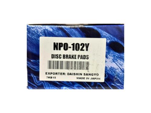 Nissin Front Brake Pad Honda City 2003-2008 | NPO-102Y | Made In Japan Nissin Front Brake Pad Honda City 2003-2008 | NPO-102Y | Made In Japan