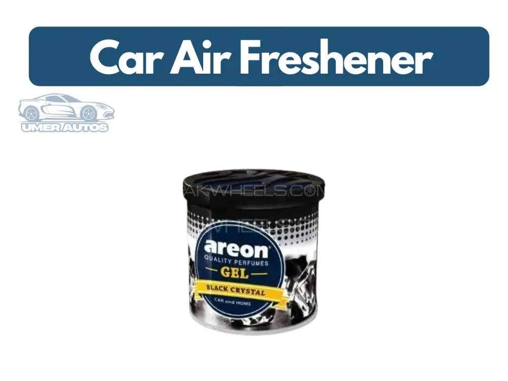Areon Gel Black Crystal Car Perfume – Long Lasting Elegant In-Car Fragrance Image-1
