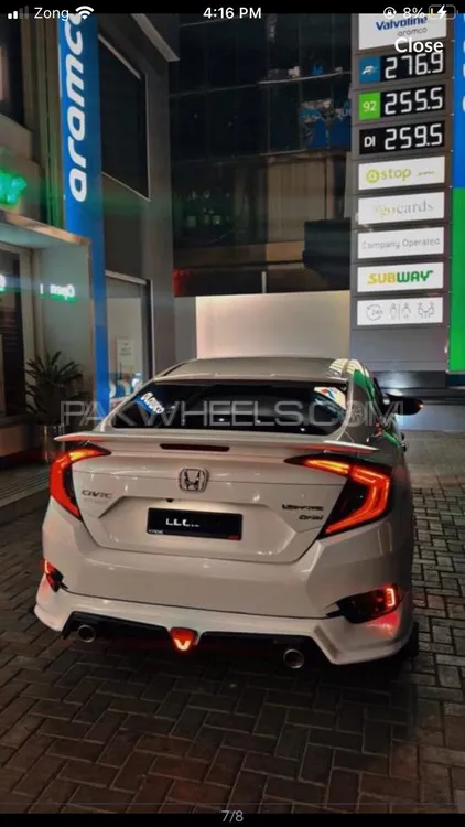 Civic X RS Spoiler ABS Plastic Image-1