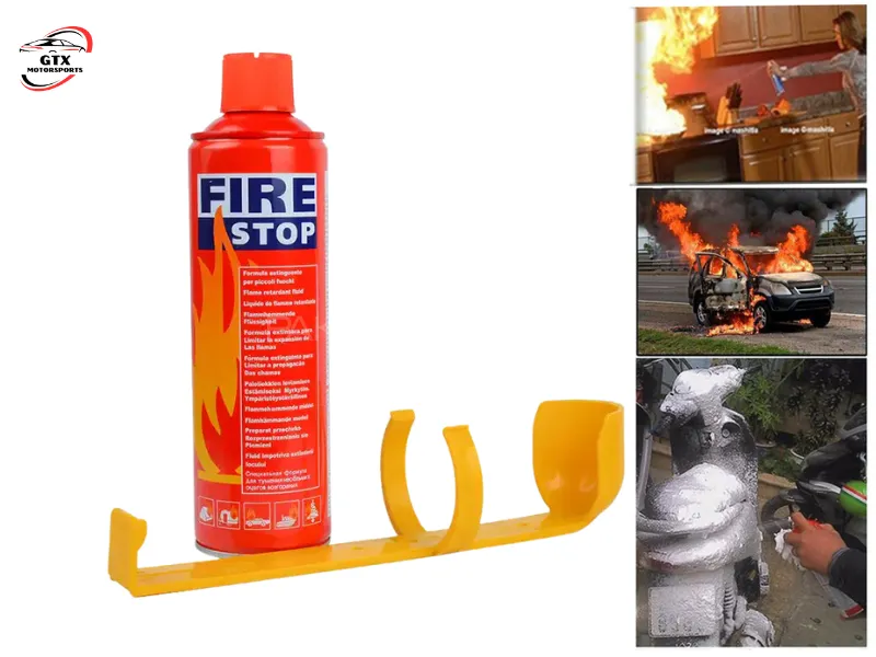 Fire Stop Portable Foam Spray Fire Extinguisher – 500ml | Quick Emergency Flame Suppressant Image-1