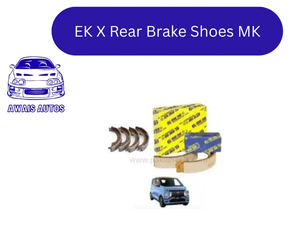 Mitsubishi EK X 2019-2025 Rear Brake Shoe Set | MK Japan OEM Quality Image-1
