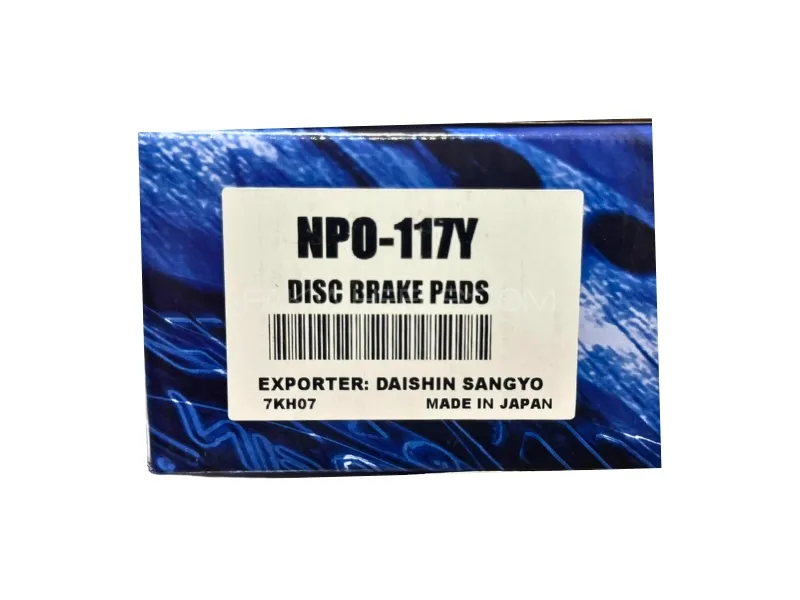 Nissin Front Brake Pad Honda City 2009-22 & Civic 2013-16 | NPO-117W | Made In Japan Image-1