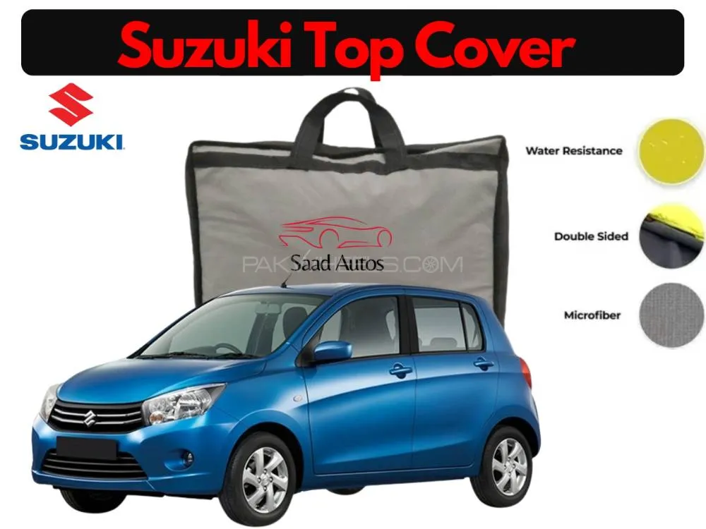 Suzuki Cultus 2017–2023 Parachute Rubber Coated Waterproof Soft Top Cover Image-1