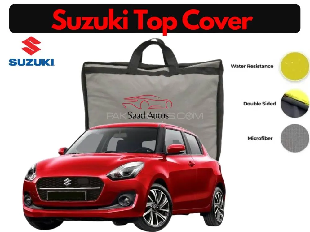 Suzuki Swift 2018–2024 Parachute Rubber Coated Waterproof Soft Top Cover Image-1