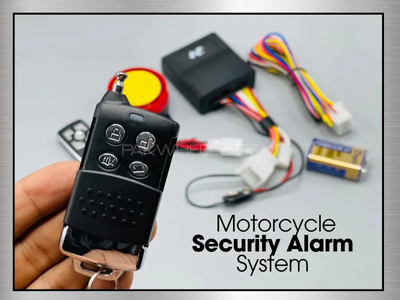 Universal Motorcycle - Bike Security Alarm System With Battery Image-1