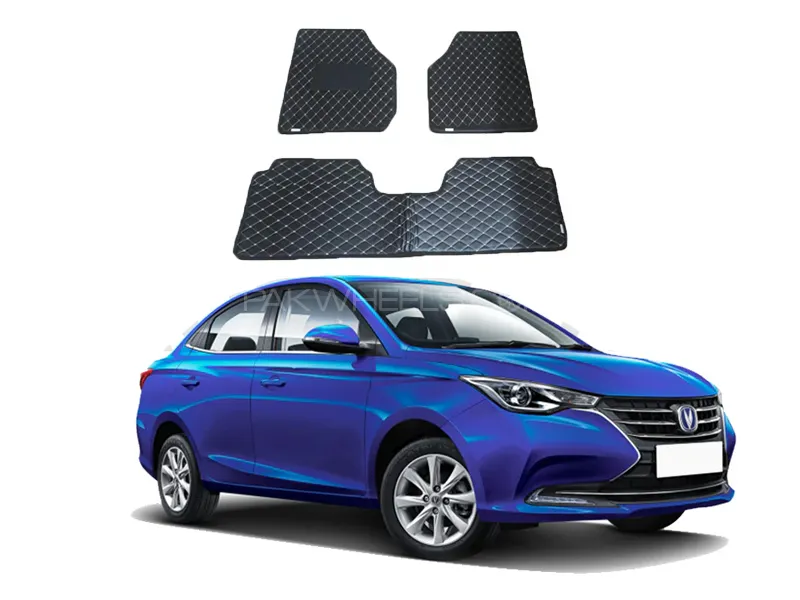 Changan Alsvin   Model 2021-2025 7D Floor Mat 3PCS  Image-1
