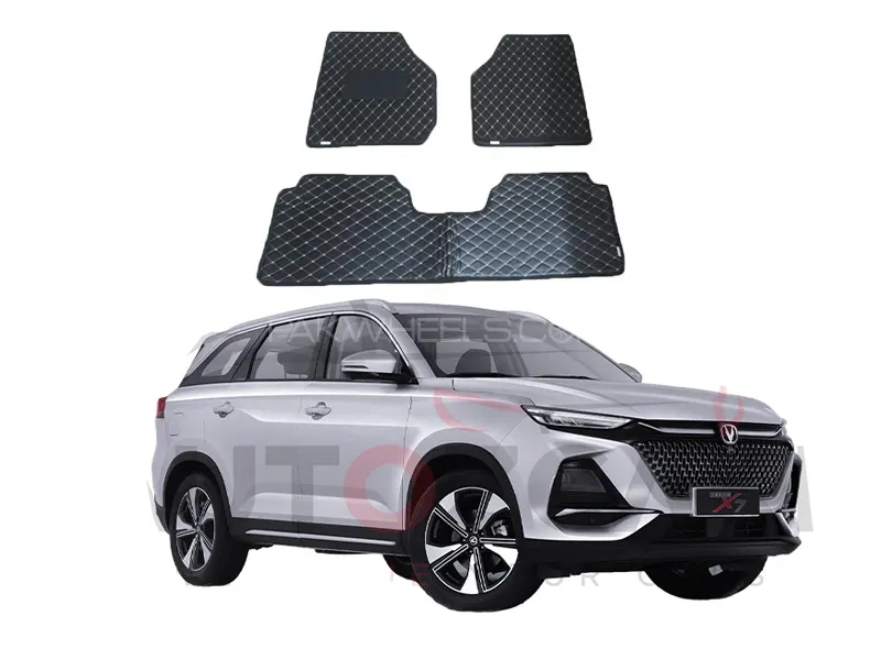 Changan Oshan X7  Model 2022-2025 7D Floor Mat ( Flat Style )  Image-1