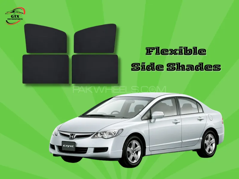Flexible Side Shades for Honda Civic 2006–2012 Image-1