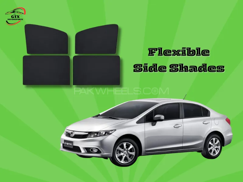 Flexible Side Shades for Honda Civic 2012–2016 Image-1