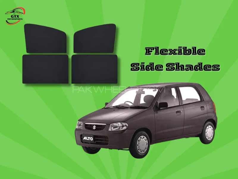 Flexible Side Shades for Suzuki Alto 2000–2012 Image-1