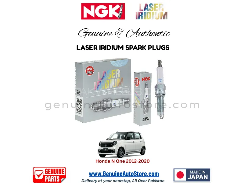 Honda N One 2012-2020 NGK LASER IRIDIUM SPARK PLUG - 3 PIECES Image-1