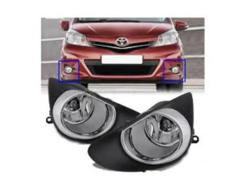 Toyota Vitz 2012-2014  Fog Lamp COMPLETE IMPORTED Image-1