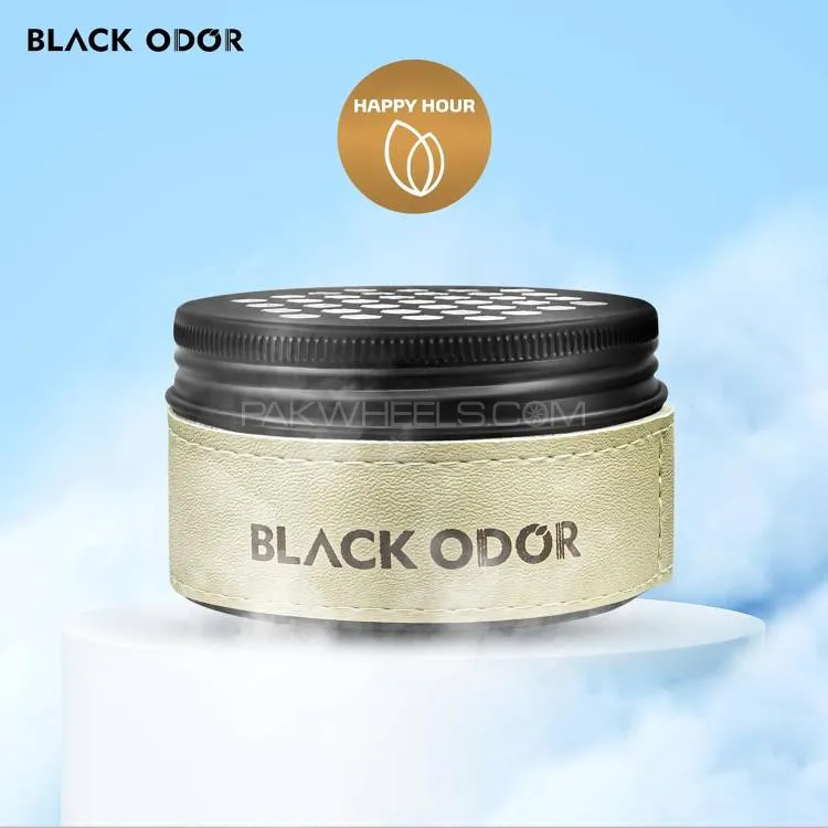 BLACK ODOR Happy Hour Scented Car Air Freshener Perfume Image-1