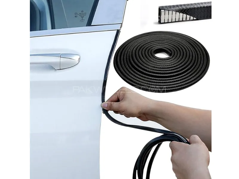 Universal Car Door Protector pipe Black | Image-1