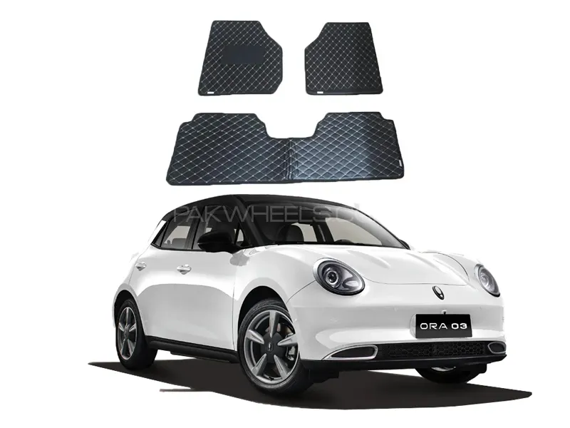 GWM ORA 03 Model 2025 7D Floor Mat ( Flat Style ) 3PCS  Image-1