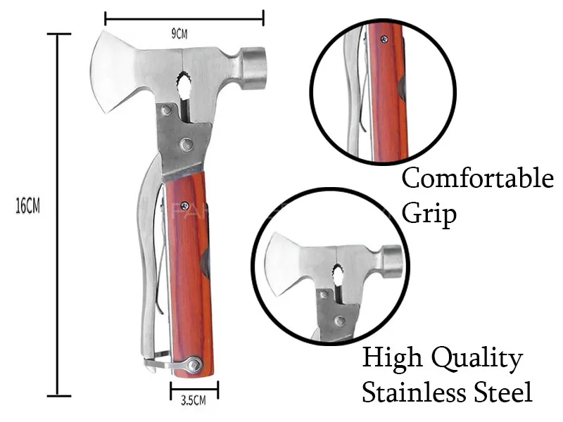 Multi-Function Ax Hammer Safety Hand Tool Image-1