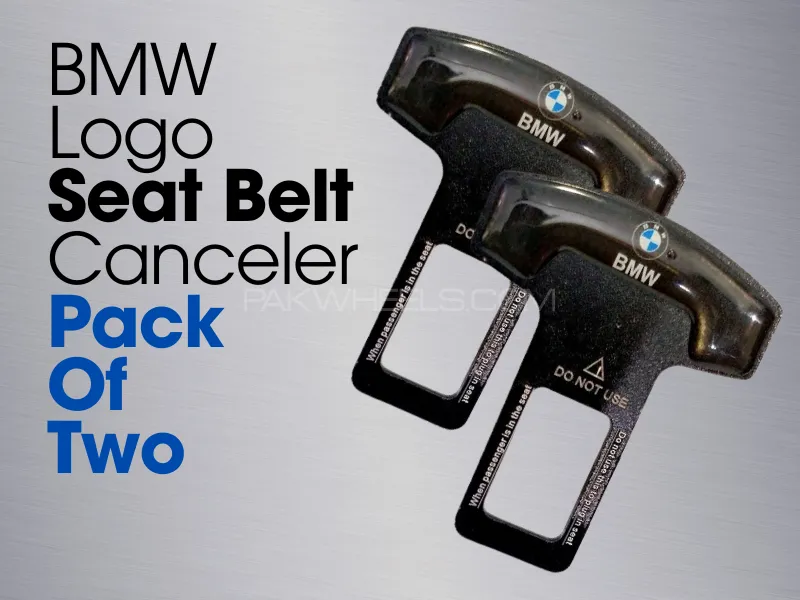 BMW Logo Seat Belt Canceler Pack Of Two Image-1