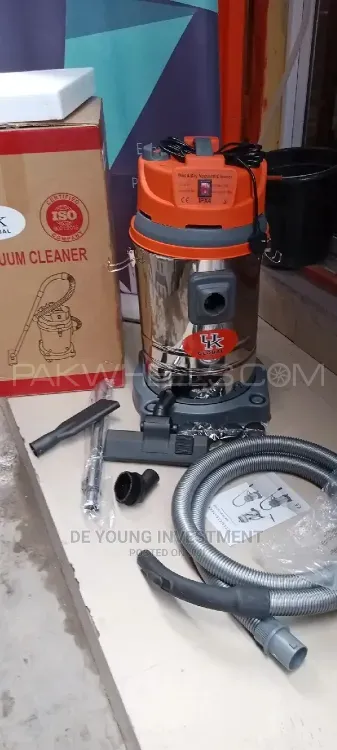 German industrial High Power Wet & Dry Vacuum Cleaner - 30 Liter Dust Capacity Image-1