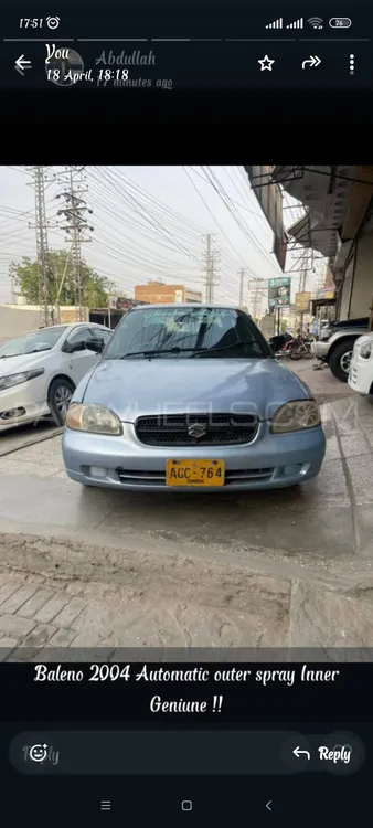 Suzuki Baleno 2004 for Sale in Multan Image-1