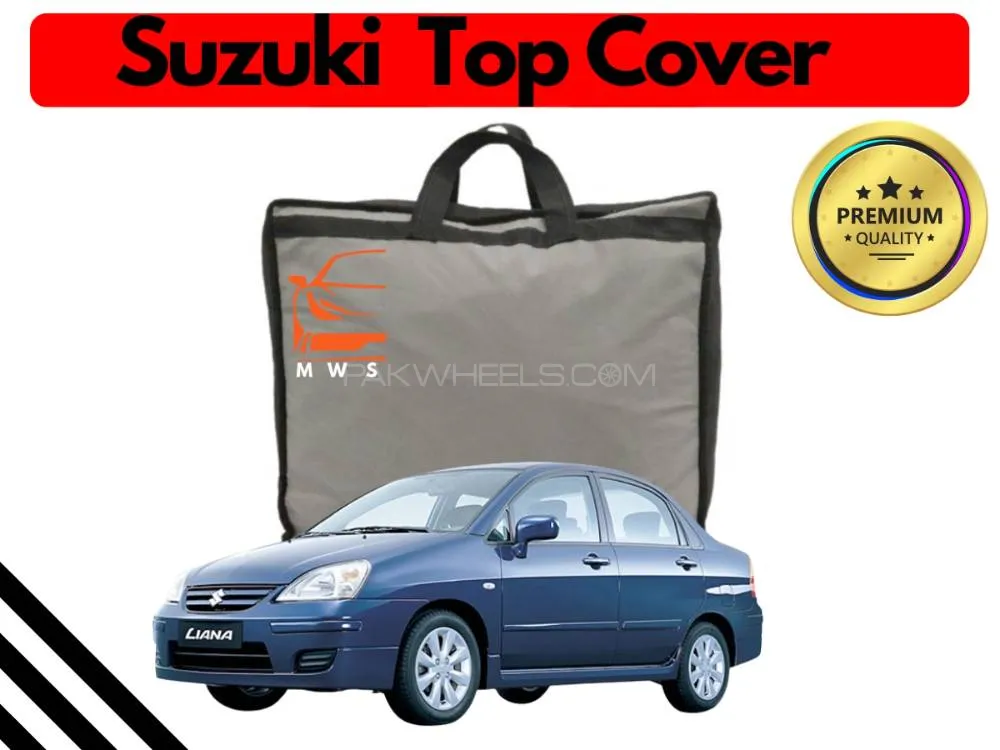 Black Waterproof Parachute Top Cover for Suzuki Liana 2006–2014 – Heatproof Image-1