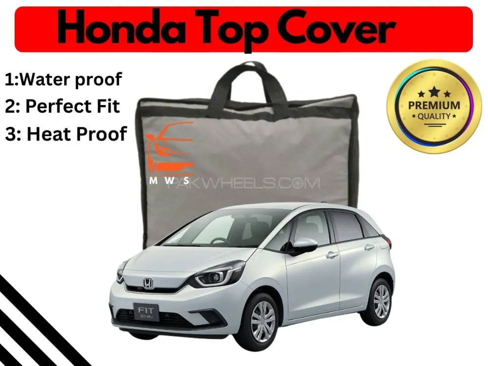 Honda Fit 2015-2024 Top Cover | Black | Anti-Scratch | Parachute | Heat Proof | Water Proof  Image-1
