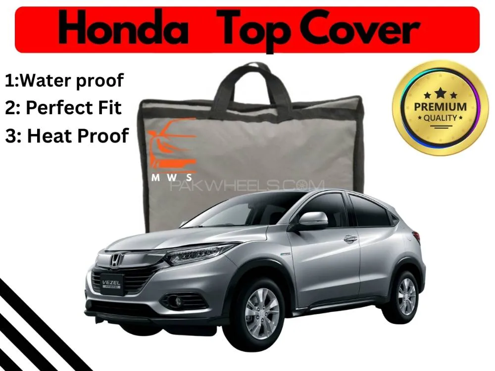Honda Vezel 2013-2024 Top Cover | Black | Anti-Scratch | Parachute | Heat Proof | Water Proof Image-1