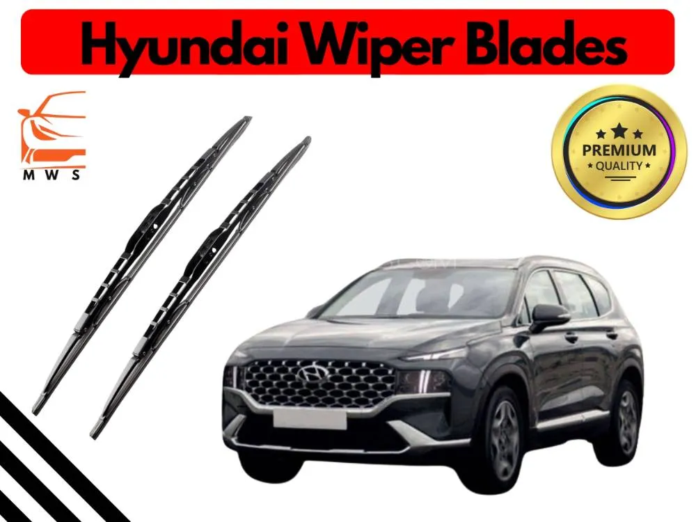 Soft Rubber Wiper Blade for Hyundai Santa Fe 2021–2024 – Smooth & Quiet Image-1