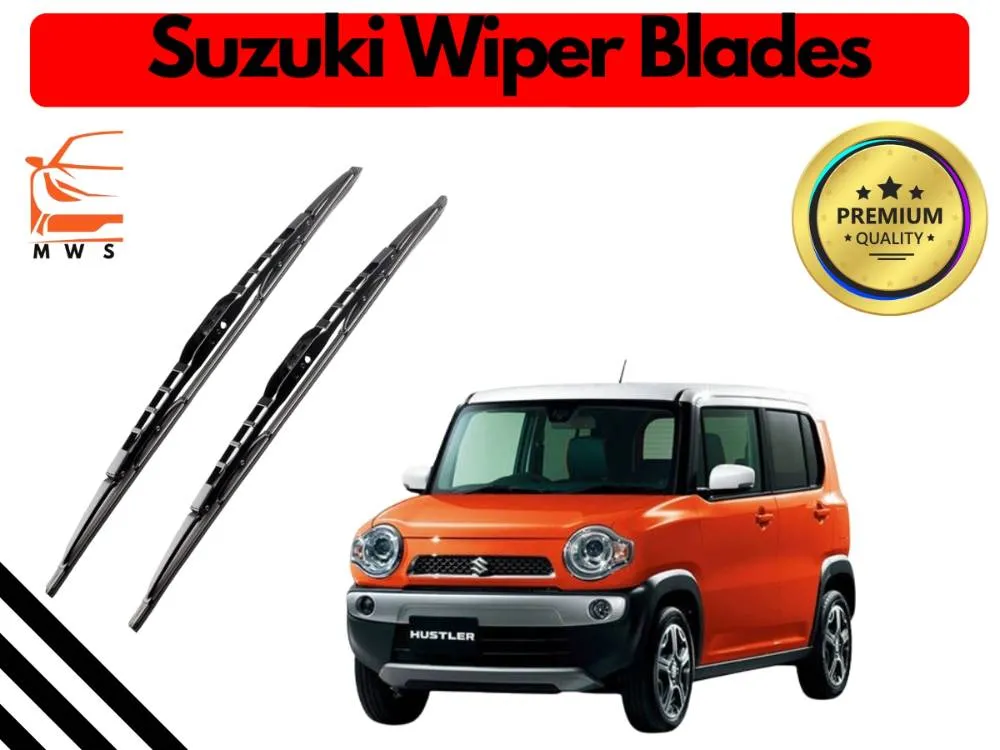 Soft Rubber Wiper Blade for Suzuki Hustler 2014–2022 – Smooth & Silent Fit Image-1