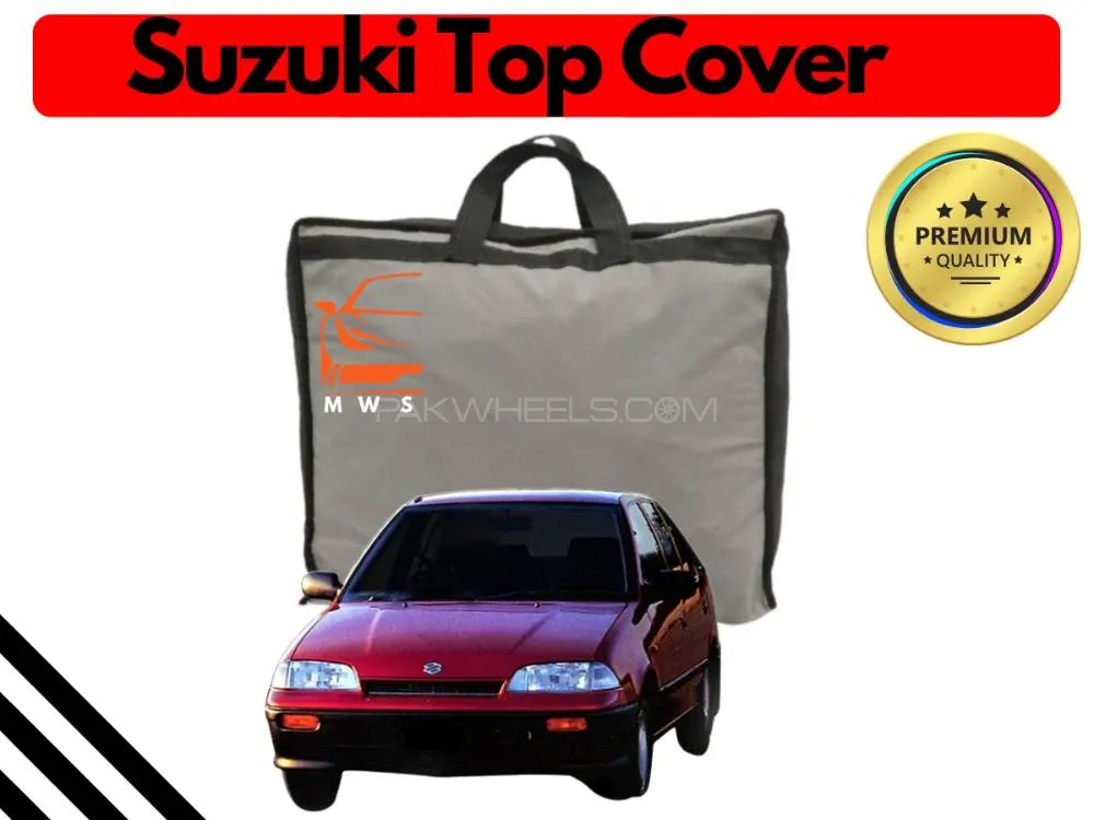 Suzuki Margalla 1992-1998 Top Cover | Black | Anti-Scratch | Parachute | Heat Proof | Water Proof  Image-1