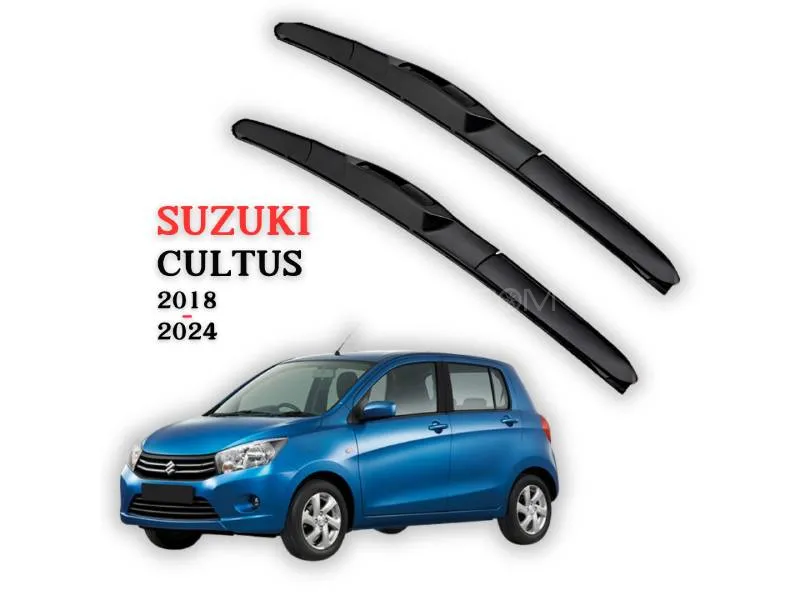 Tri-Stage Windshield Wiper Blades for Suzuki Cultus (2018–2024) – All-Weather Rubber | Silent Streak Image-1
