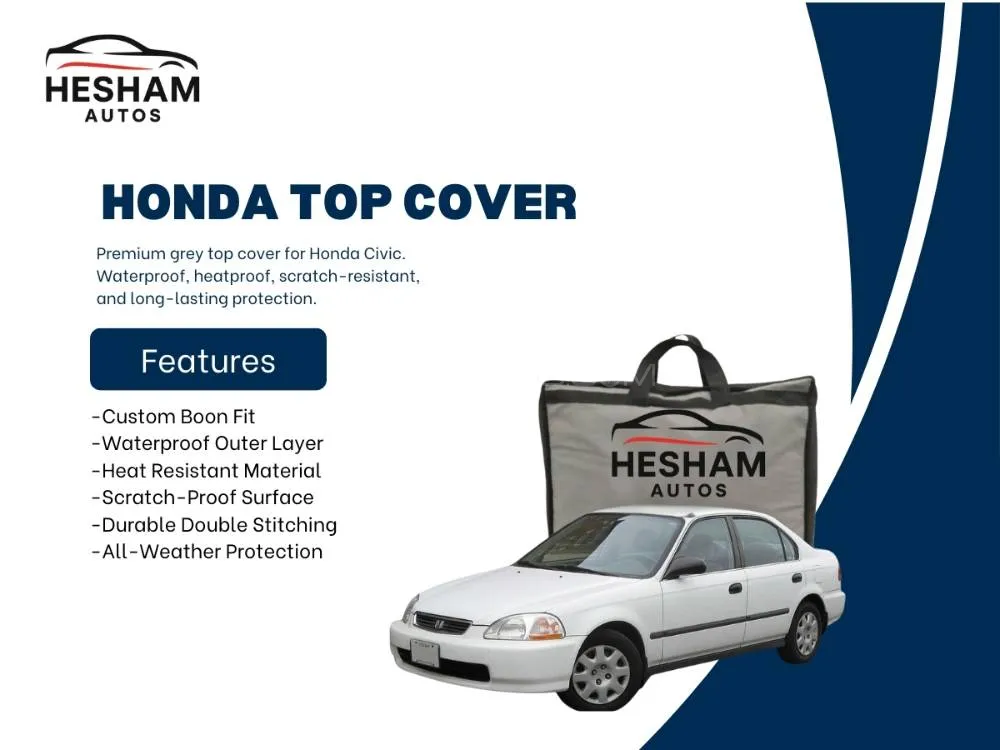 Waterproof Ultra Soft Car Top Cover for Honda Civic 1996–2000 – Parachute Layer Image-1