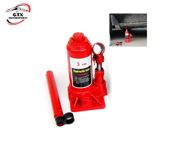 3 Ton Hydraulic Jack, Welded Bottle Jack for Car  Image-1