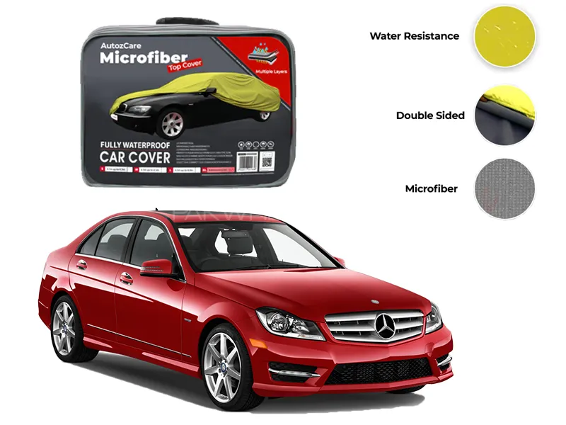 Mercedes C200 Microfiber Car Top Cover - Model 2008-2014 Image-1