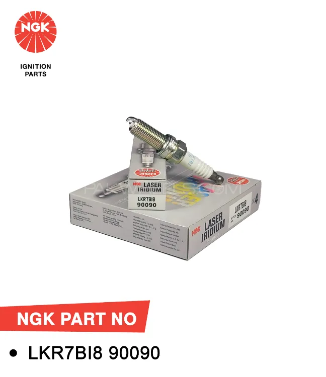 NGK Spark Plug Suzuki Every Japan Assembled 660cc 2010-2015 (LKR7B) Laser Iridium (Japan -Single Pc) Image-1
