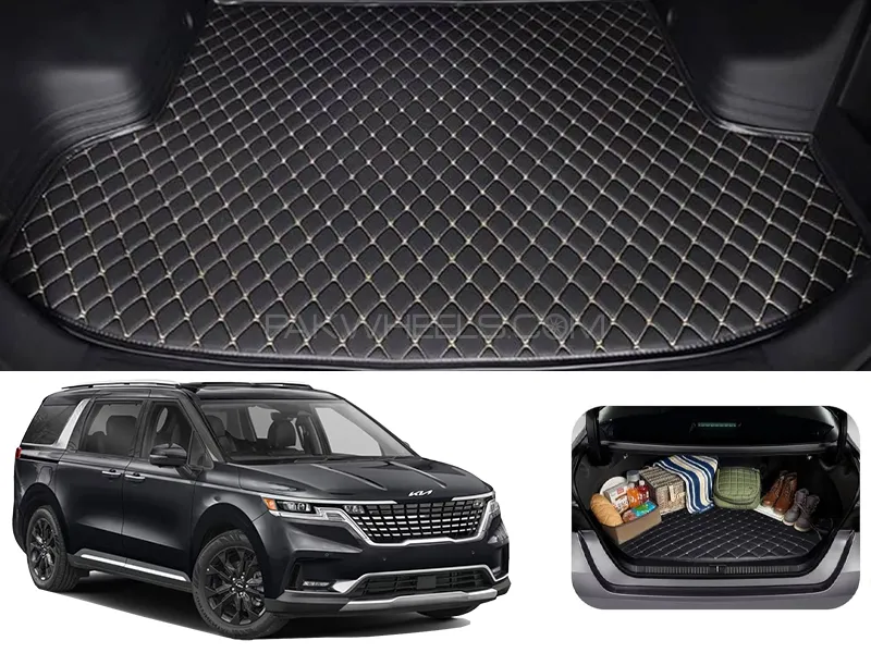  Kia Grand Carnival 7D Custom Car Trunk Mat - Model 2021-2025 Image-1