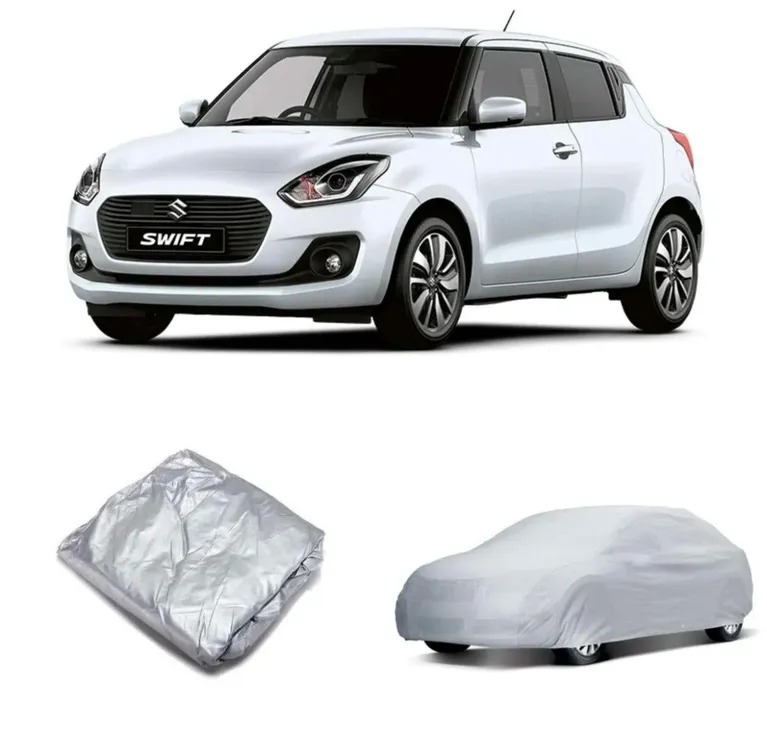 Car Top Cover For New Suzuki Swift 2025 Silver Parachute Material Image-1