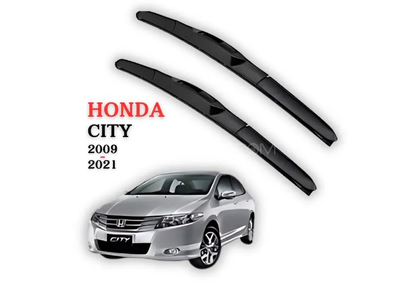 Tri-Stage Windshield Wiper Blades for Honda City (2009–2020) – Streak-Free Wiping | Silent Performan Image-1
