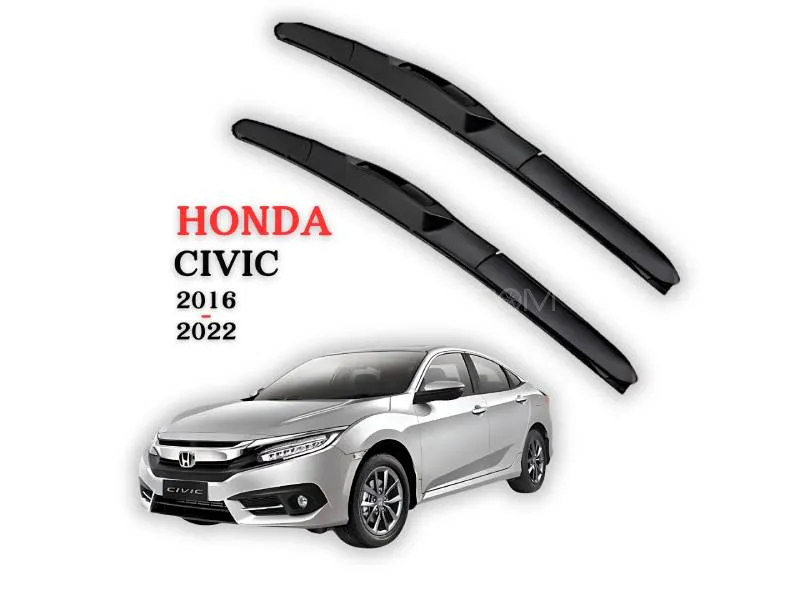 Tri-Stage Windshield Wiper Blades for Honda Civic (2016–2020) – Streak-Free Silent Wipe | Heavy-Duty Image-1