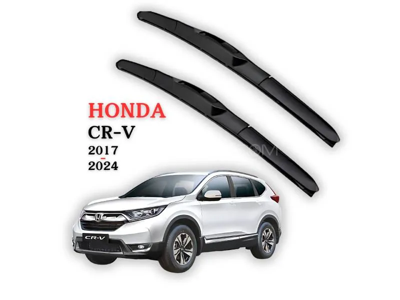 Tri-Stage Windshield Wiper Blades for Honda CR-V (2017–2024) – Streak-Free Silent Wipe | All-Weather Image-1