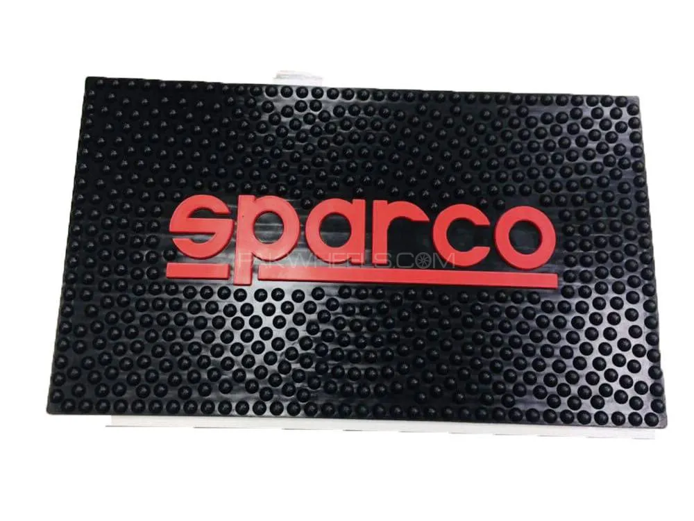 Buy Sparco Non Slip Dashboard Mat | Anti Slip | Dash Mat | Car Mat | Non Slip (P1625) in Pakistan Image-1