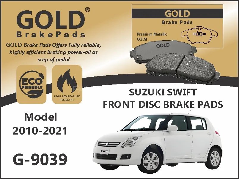 Suzuki Swift Front Premium Disc Brake Pads G-9039 Image-1