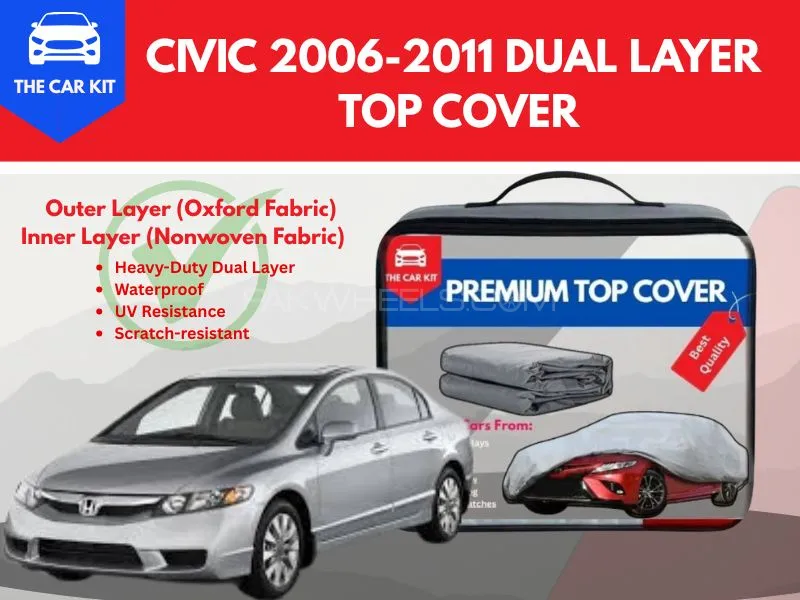 Honda Civic 2006-2011 Dual Layer Ultra Top Cover - Top Grade Quality Image-1