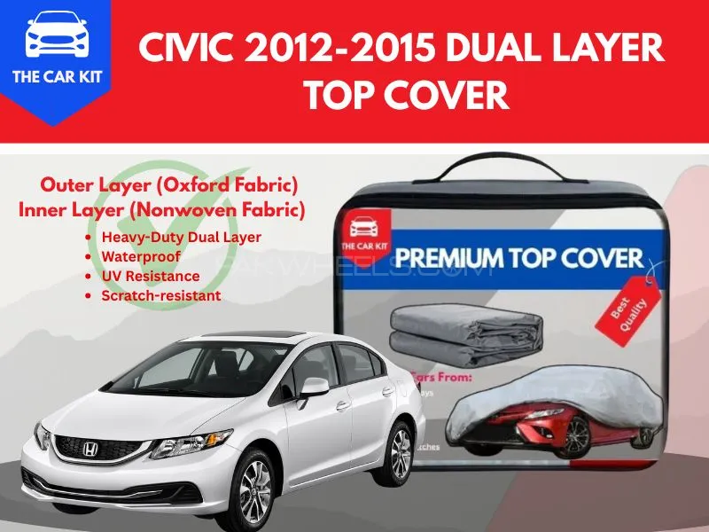 Honda Civic 2012-2015 Dual Layer Ultra Top Cover - Top Grade Quality Image-1
