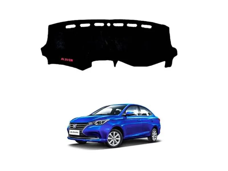 Velvet Dashboard Mat for Changan Alsvin – Custom Fit, Anti-Slip & Sun Protection Cover Image-1